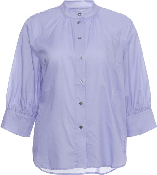 Heartmade ¤ Gionna Shirt HM ¤ Kvinde Blue Lavender Kortærmede Skjorter Str 34 - hos Magasin