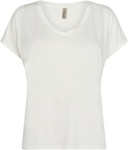 soyaconcept Scmarica 32 T-shirt Off White Kvinde 1100 Off White Kortærmede T-shirts Str S - hos Magasin