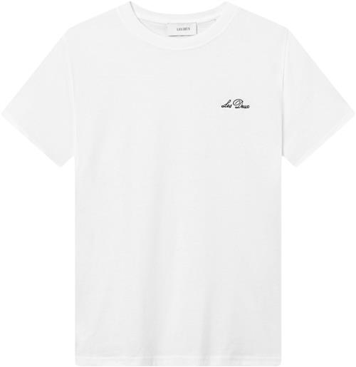 Les Deux Crew Tshirt Mand White/black Kortærmede T-shirts Str XL - Bomuld hos Magasin