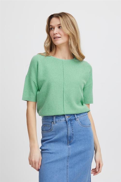 Se Fransa Frsinne PU 3 Kvinde Malachite Green Kortærmet Strik Loose Fit Str L - hos Magasin ved Magasin