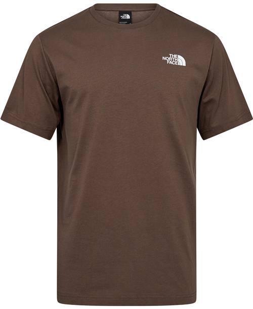 The North Face M S/S BOX NSE TEE Smokey Brown/tnf Mand Smokey Brown/tn Kortærmede T-shirts Str S - Bomuld hos Magasin