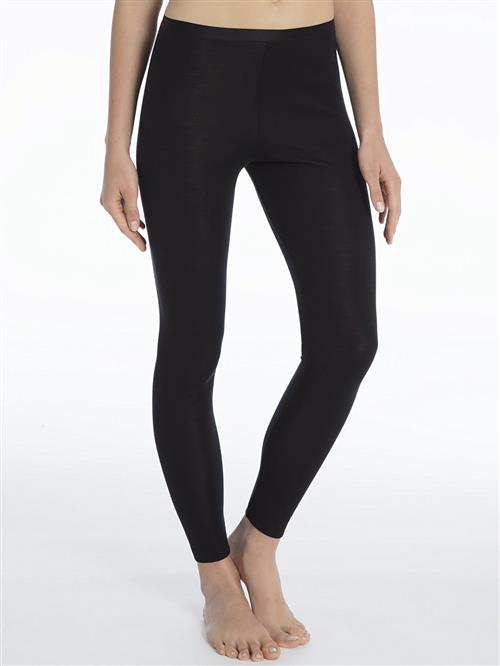 Calida True Confidence Leggings Kvinde Ws Schwarz Leggings Str XS - Silke hos Magasin