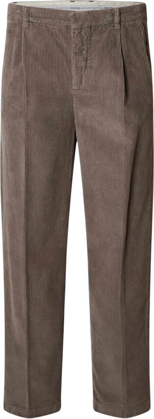 Selected Homme Slh220loose Tristan Cord Pant Mand Morel Chinos Str "32/""34" - hos Magasin