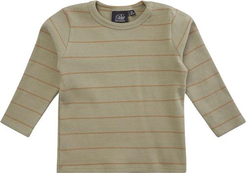 Sofie Schnoor Tshirt LS Str 3 år / 98 cm - Dusty Green Langærmede T-shirts hos Magasin