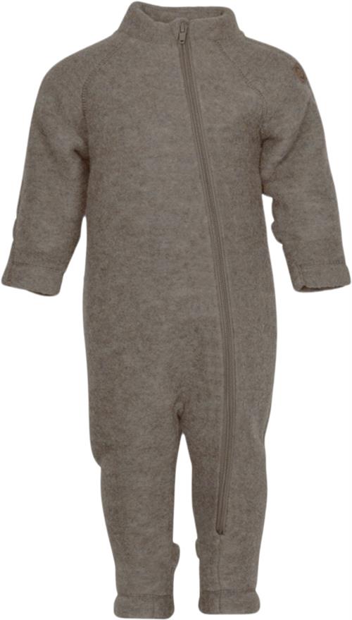 Mikk-Line Wool Baby Suit Str 98 - Melange Denver Køredragter Uld hos Magasin