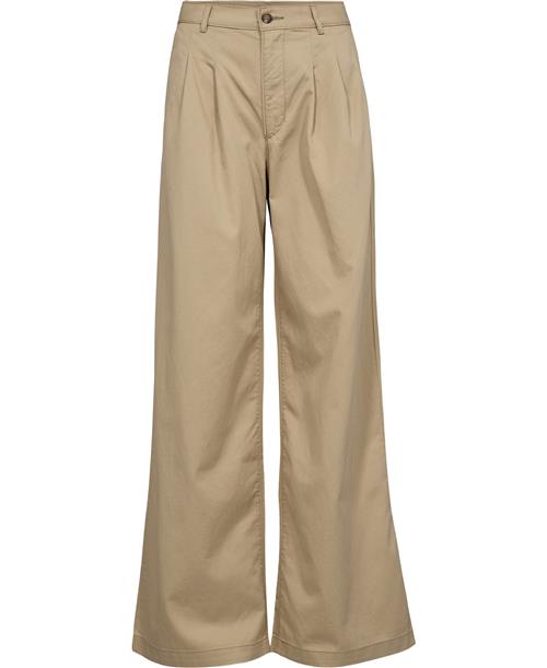 Se Levi's Pleated Wideleg Trouser Safari Kvinde Hvid Bukser Med Brede Ben Str W31 / L32 - hos Magasin ved Magasin