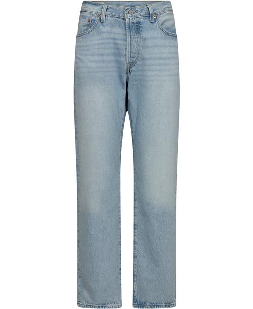 Se Levi's 501 90S Ever Afternoon Kvinde Blå Straight Jeans Loose Fit Str W30 / L30 - hos Magasin ved Magasin