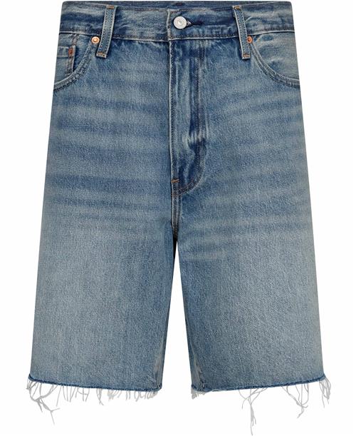 Levi's 468 Loose Shorts Astro JAM SHO Mand Blå Denim Shorts Loose Fit Str 33 - Bomuld hos Magasin