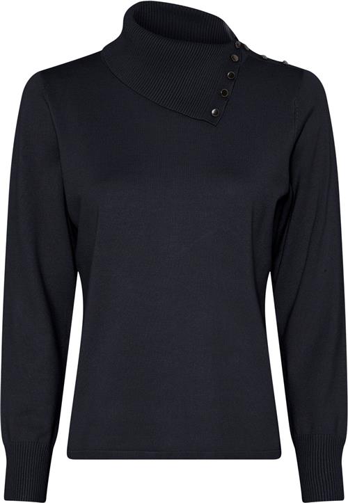 Se Micha Bbjumper_ Basic Viscose Knit Kvinde Navy Sweaters Str S - hos Magasin ved Magasin