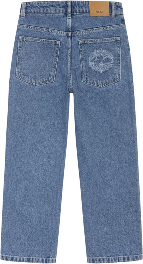 Grunt Giant Nik Str 21/8Y - Dark Blue Jeans hos Magasin