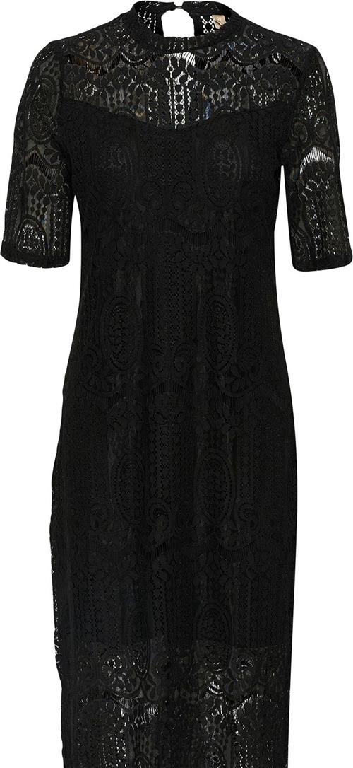 Culture Cuima Lace Dress Kvinde Black Korte Kjoler Str XL - hos Magasin