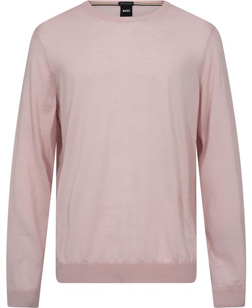 BOSS Lenop Mand Light/pastel Pink Sweaters Str S - hos Magasin