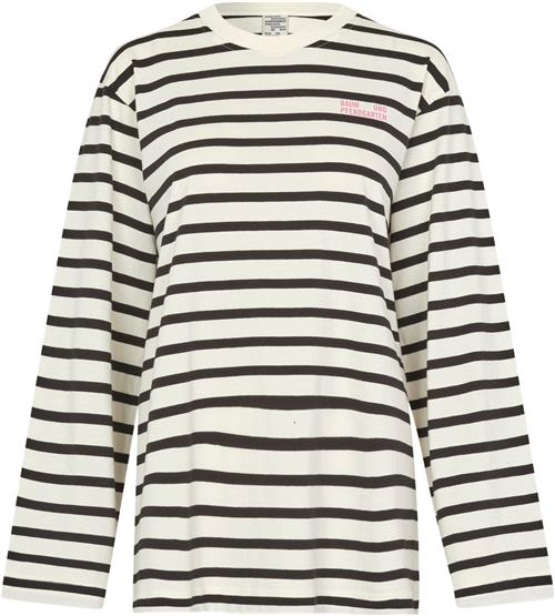 Baum und Pferdgarten Jeevana Kvinde Black Whisper Stripe Toppe Str XS - hos Magasin