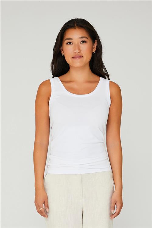 Se A-VIEW Stabil Tank top Kvinde White Tanktoppe Str XS - hos Magasin ved Magasin