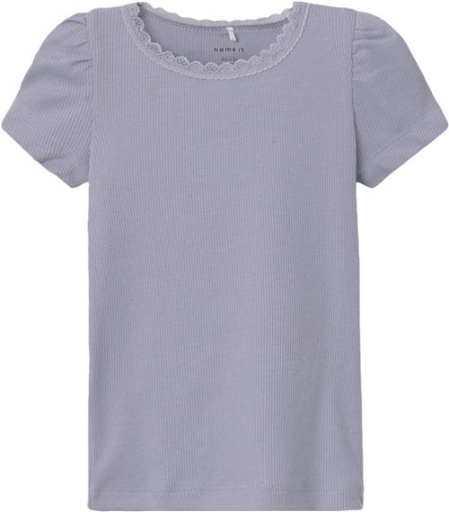 Se Name It Nmfkab SS TOP Noos Str 92 - Heirloom Lilac/melange Kortærmede T-shirts hos Magasin ved Magasin