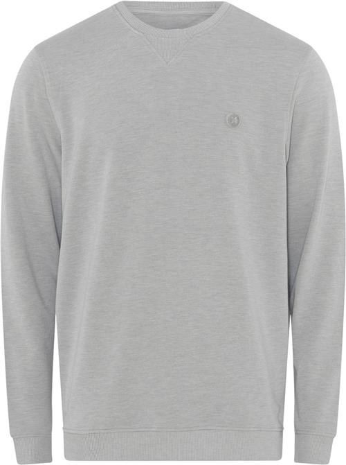 Se JBS of Denmark JBS of Denmark Badge Crew Neck Mand Grå Sweatshirts Str L - Bambus hos Magasin ved Magasin