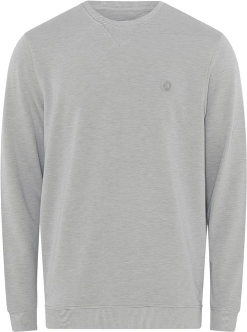 Se JBS of Denmark JBS of Denmark Badge Crew Neck Mand Grå Sweatshirts Str M - Bambus hos Magasin ved Magasin