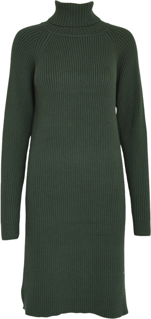 Minus Ava Knit Turtleneck Dress Kvinde Jungle Green Korte Kjoler Str XS - hos Magasin