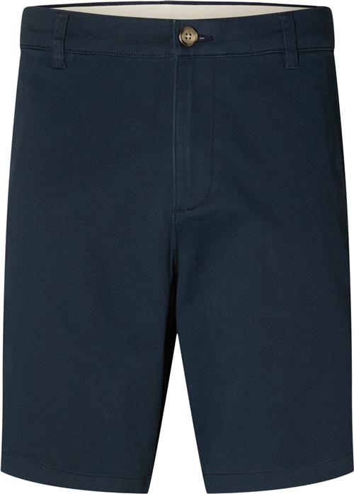 Se Selected Homme Slhregular Bill Flex Shorts Noos Mand Mørkeblå Chino Shorts Regular Fit Str XL - Bomuld hos Magasin ved Magasin