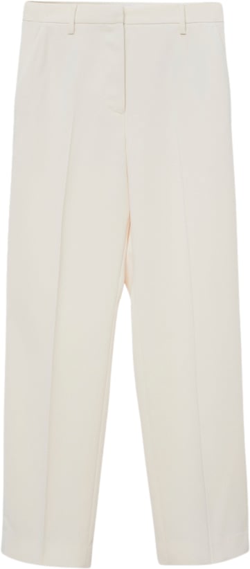 DAY Birger et Mikkelsen Classic Lady Classic Gabardine Kvinde Ivory Shade Bukser Med Lige Ben Str 44 - hos Magasin