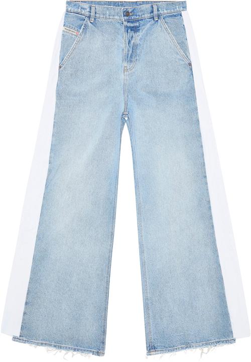 Diesel Dsire-work-s1 Trousers Kvinde 01 Wide Jeans Str 30 - hos Magasin