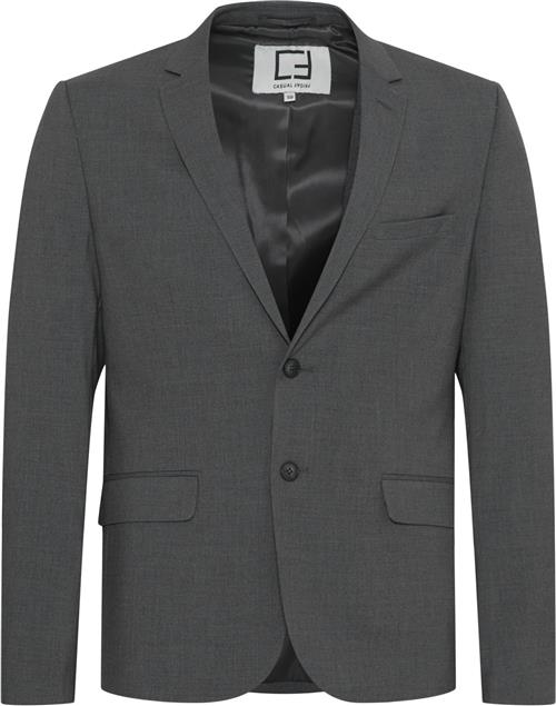 Casual Friday Cfbernd Blazer Mand Mid Grey Melange Blazere Slim Fit Str 46 - hos Magasin