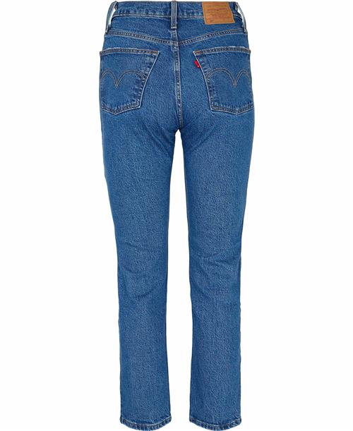 Levi's 501 Crop Jazz POP Kvinde Blå Skinny Jeans Str W25/L30 - hos Magasin