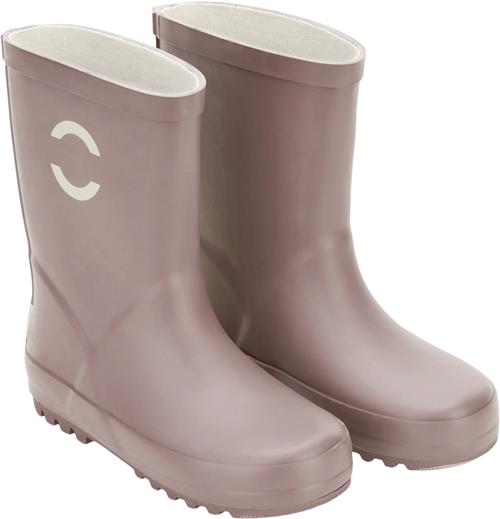 Mikk-Line Wellies Solid Lyserød Gummistøvler Str 32 - hos Magasin