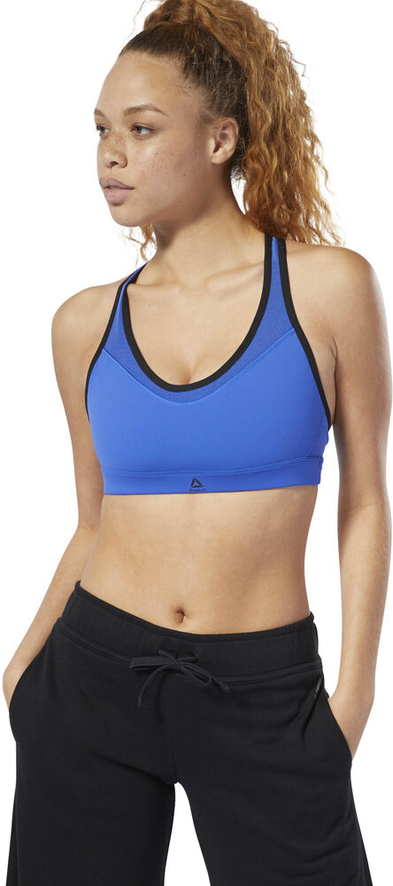 Reebok Hero Racer Padded Bra XS - Sports Bh'er Polyester hos Magasin