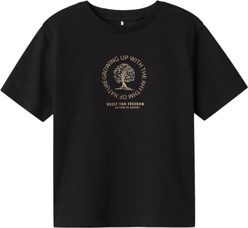 Name It Nkmnakabbo SS Nreg Heavy TOP Str 134/140 - Blå Kortærmede T-shirts hos Magasin