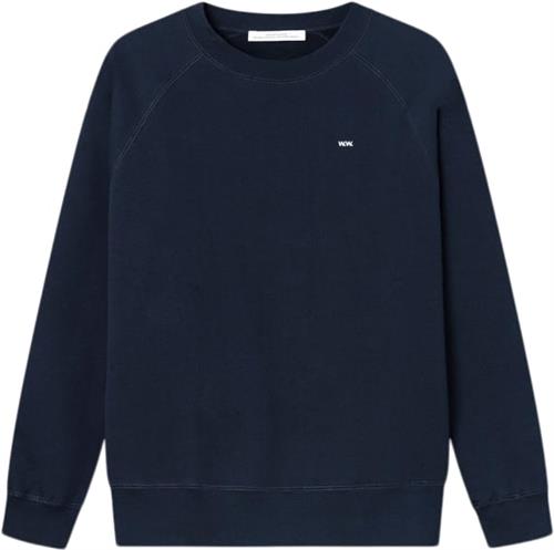 Wood Wood Hester Classic Sweatshirt Mand Blå Sweatshirts Str L - hos Magasin