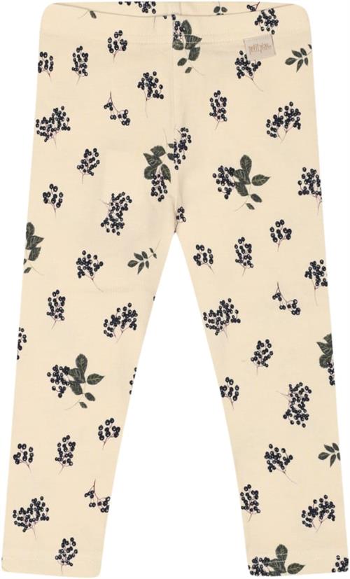 PETIT PIAO Legging Printed Str 80 cm - Elderberry Aop Leggings Bomuld hos Magasin