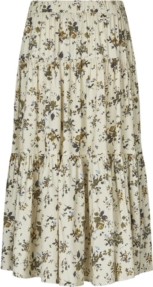 Lollys Laundry Morningll Maxi Skirt Kvinde Flower Print Maxi Nederdele Str XL - hos Magasin