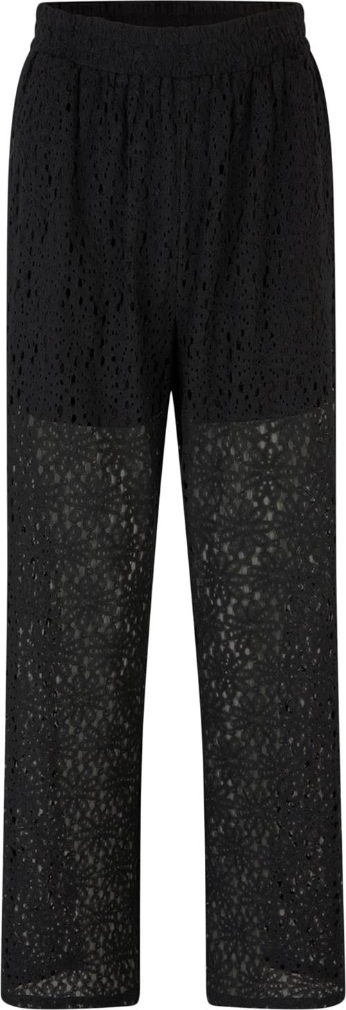 Se Rosemunde Lace Trousers Kvinde Sort Bukser Med Lige Ben Str 42 - hos Magasin ved Magasin