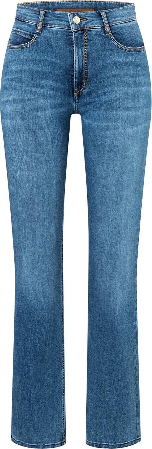 MAC Jeans Boot Kvinde Medium Blue Authentic Use Skinny Jeans Str W36 / L32 - hos Magasin