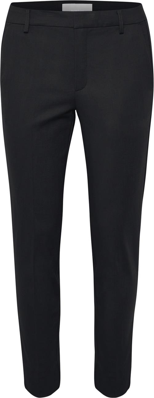 InWear Zella Pant hw Kvinde Sort Bukser Med Smalle Ben Regular Fit Str 36 - hos Magasin