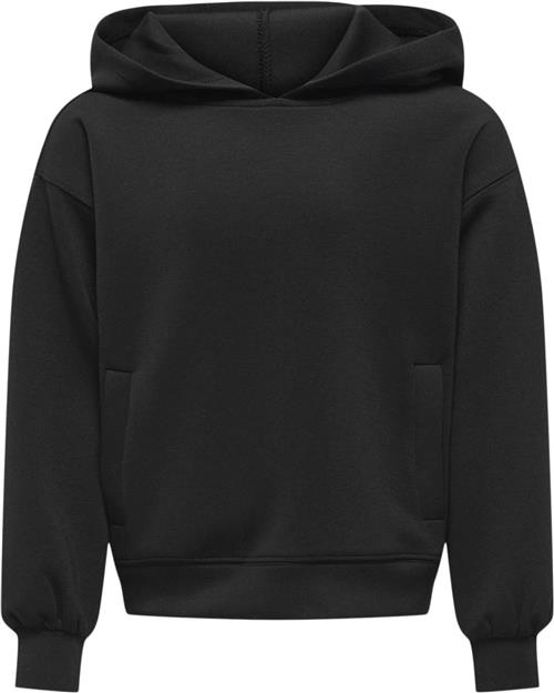 ONLY Kogalina L/S Hood SWT Str 134/140 - Sort Sweatshirts Denim hos Magasin