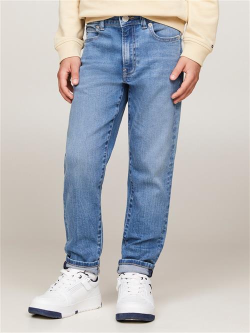 Tommy Hilfiger Modern Straight Vint Mwash Denim Str 4 år / 104 cm Denim - Vintagestr Jeans hos Magasin