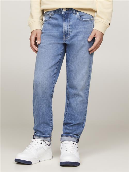 Tommy Hilfiger Modern Straight Vint Mwash Denim Str 16 år / 176 cm Denim - Vintagestr Jeans hos Magasin