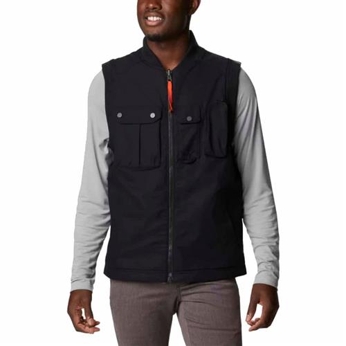 Se Columbia Field roc Reversible Vest Mand Black Veste Str S - Polyester hos Magasin ved Magasin