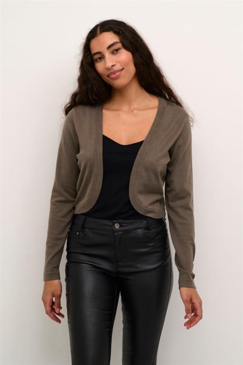 Se Kaffe Astrid Bolero Kvinde Major Brown Cardigans Str L - hos Magasin ved Magasin