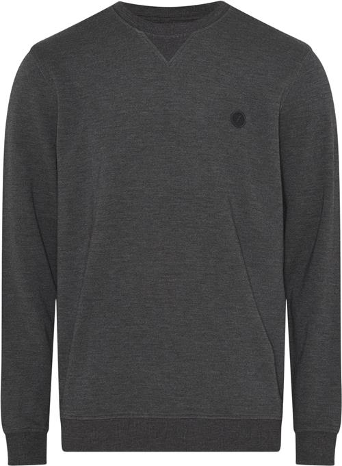 JBS of Denmark JBS of Denmark Badge Crew Neck Mand Mørk Grå M Sweatshirts Str S - Bambus hos Magasin