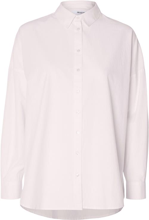 Se Selected Femme Slfdinasanni LS Shirt Noos Kvinde Cradle Pink Langærmede Skjorter Str 34 - hos Magasin ved Magasin