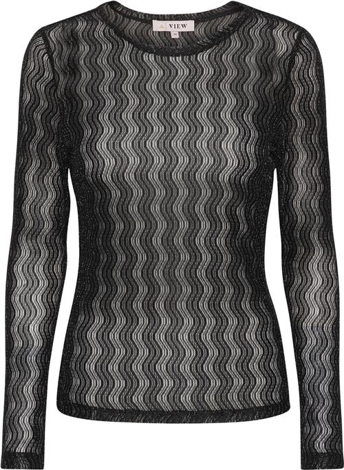 A-VIEW Evalla Blouse Kvinde Black Toppe Str 40 - hos Magasin