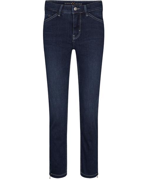 MAC Jeans Dream Chic Kvinde Blå Skinny Jeans Str W34 / L27 - Denim hos Magasin