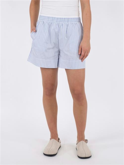 Neo Noir Shady Stripe Shorts Kvinde Light Blue Casual Shorts Str 42 - hos Magasin