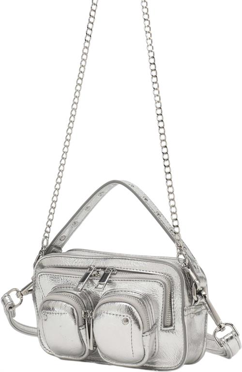 Se Núnoo Helena Recycled Cool Silver One Size - Skuldertasker hos Magasin ved Magasin