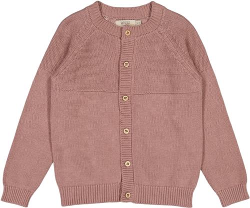 Wheat Strik Cardigan Eddy Str 122/7y - Pudder Cardigans Bomuld hos Magasin