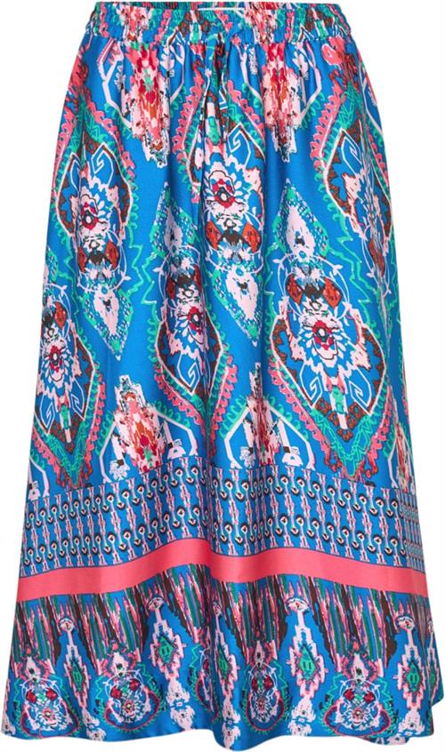 Lollys Laundry Bristolll Midi Skirt Kvinde Graphic Print Midi Nederdele Str S - hos Magasin