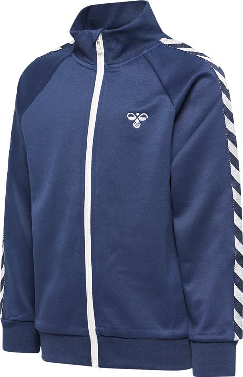 Se Hummel Hmlkick ZIP Jacket Str 8 år / 128 cm - Blå Sweatshirts hos Magasin ved Magasin